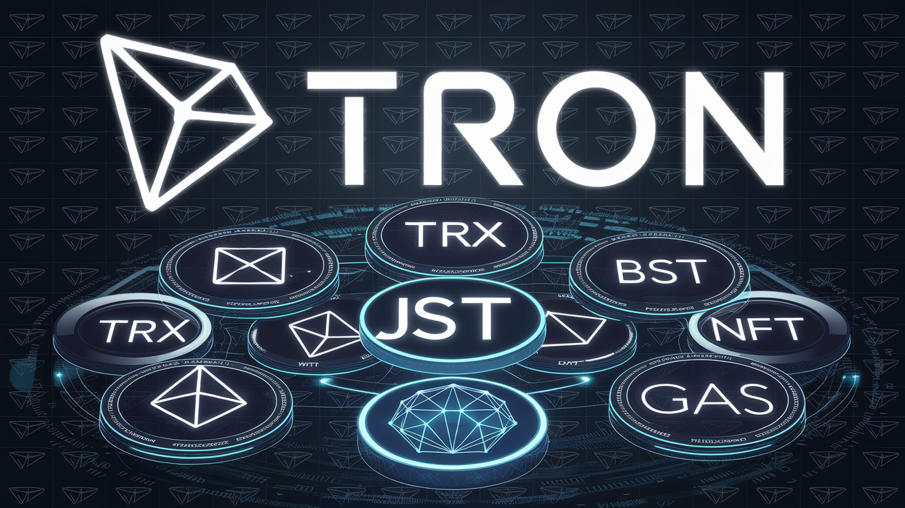 TRON's own ecosystem is governed by several types of tokens